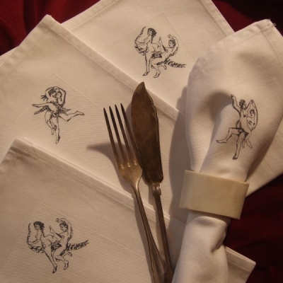 Servietten "Vive le Boudoir"